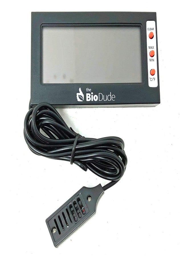 BIODUDE The Bio Dude Thermometer & Hygrometer Combo w/Upgraded Probe. Reptiles, Amphibians, arachnids and terrariums - Image 2